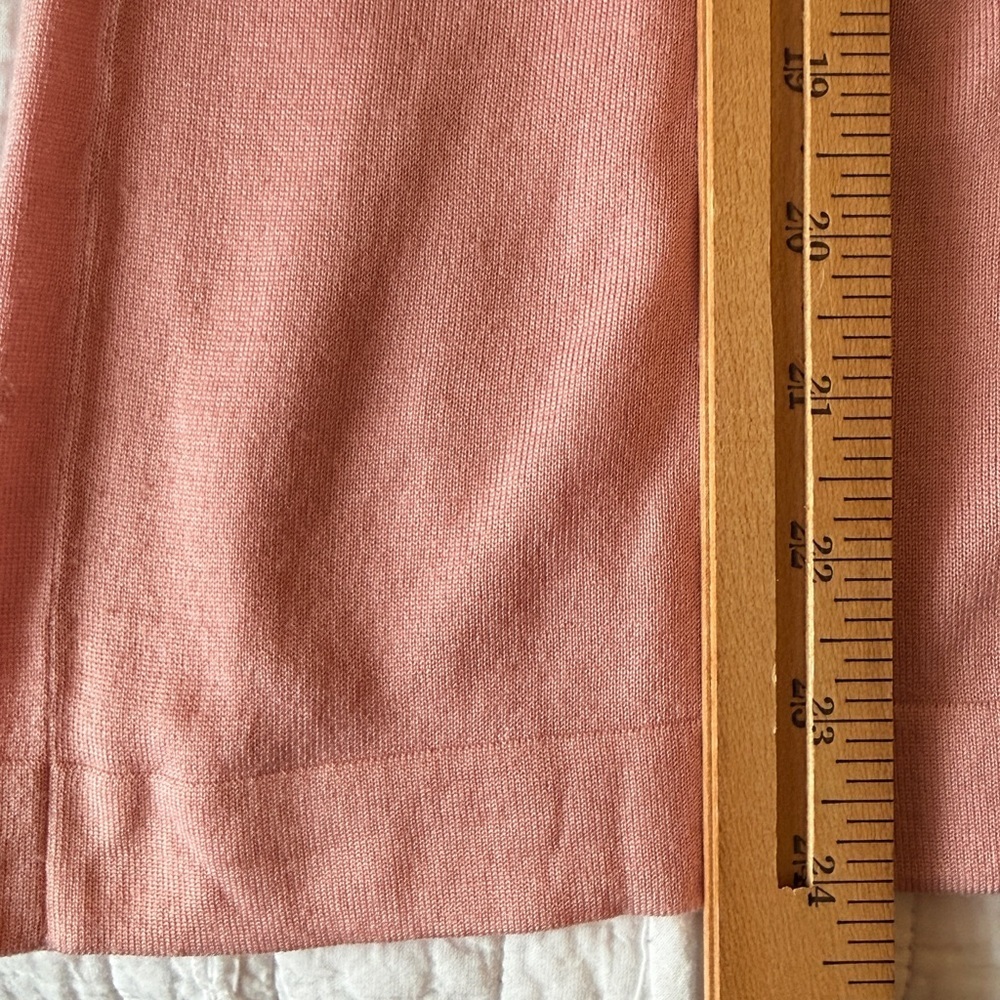 Akris V neck wool/silk top 12 - Picture 9 of 12